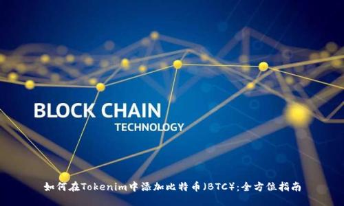 如何在Tokenim中添加比特币（BTC）：全方位指南